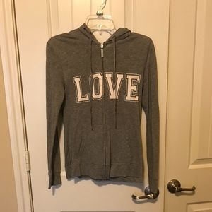 Grey LOVE Sweater